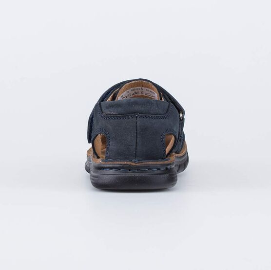 722037-21 Сандалии из нубука подростковые для мальчики синий фото №5