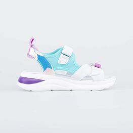 624025-22 Босоножки для девочки бел-цве фото №2