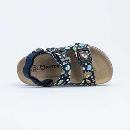 422068-21 Сандалии для мальчики син-цве фото №4