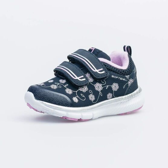 144114-71 Кроссовки для девочки син-роз