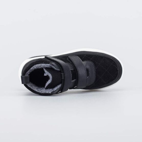 552356-32 Кожаные ботинки на байке для девочки для девочки черный фото №4