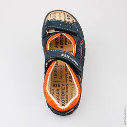 522053-22 Сандалии для мальчики син-ора фото №4