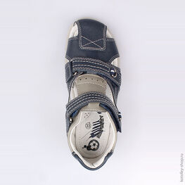 522089-21 Сандалии для мальчики светло-синий фото №4