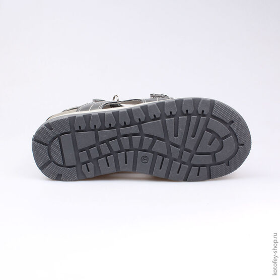 522089-22 Сандалии для мальчики серый фото №3