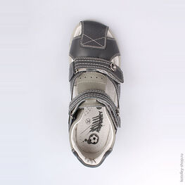 522089-22 Сандалии для мальчики серый фото №4