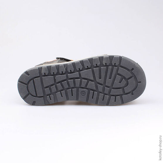 522090-21 Сандалии для мальчики сер-ора фото №3