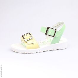 522092-21 Босоножки для девочки жел-сал