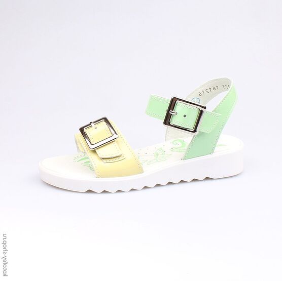 522092-21 Босоножки для девочки жел-сал