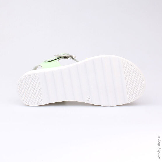 522092-21 Босоножки для девочки жел-сал фото №3