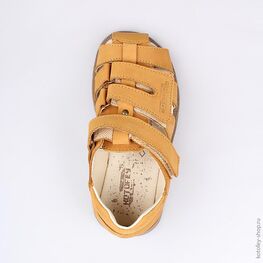 522093-21 Сандалии для мальчики желтый фото №4