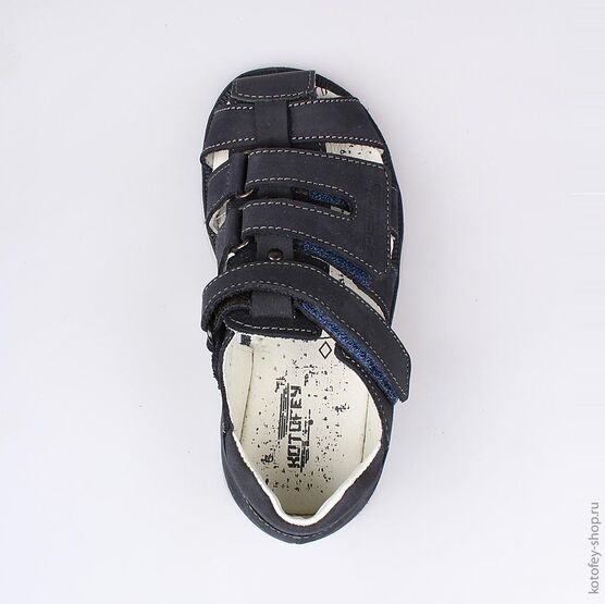 522093-22 Сандалии для мальчики светло-синий фото №4