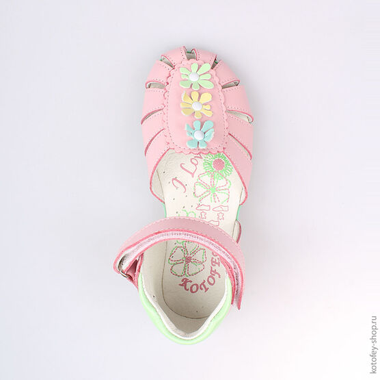 522094-22 Босоножки для девочки розовый фото №4