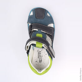 522096-21 Сандалии для мальчики светло-синий фото №4