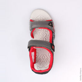 523050-11 Пляжная обувь для мальчики сер-кра фото №4