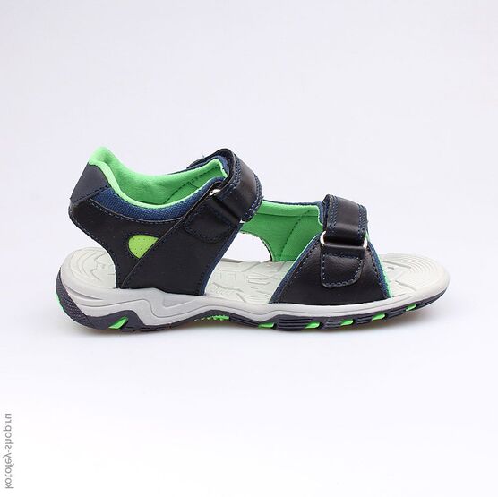 523050-12 Пляжная обувь для мальчики син-зел фото №2