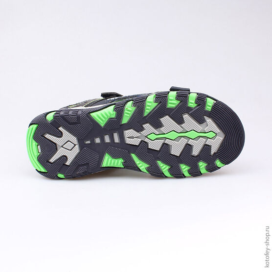 523050-12 Пляжная обувь для мальчики син-зел фото №3