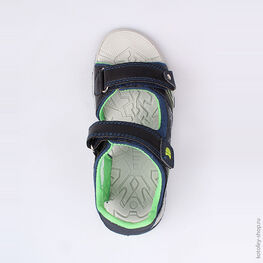 523050-12 Пляжная обувь для мальчики син-зел фото №4