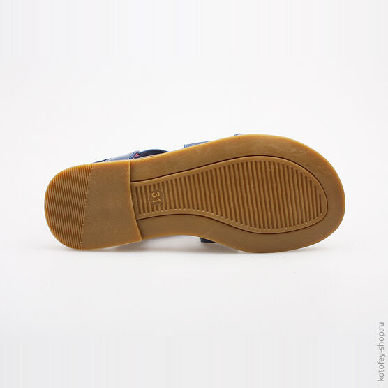 524013-22 Босоножки для девочки светло-синий фото №3