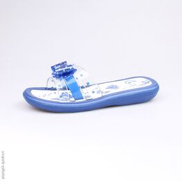 525016-02 Пляжная обувь синяя для девочки светло-синий