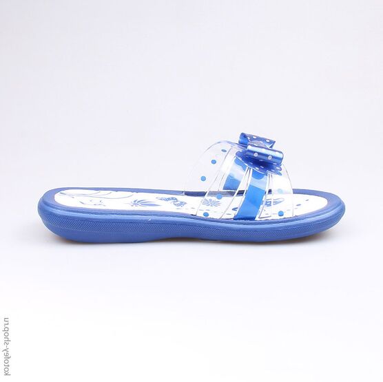 525016-02 Пляжная обувь синяя для девочки светло-синий фото №2