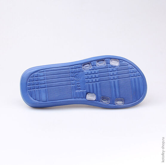 525016-02 Пляжная обувь синяя для девочки светло-синий фото №3