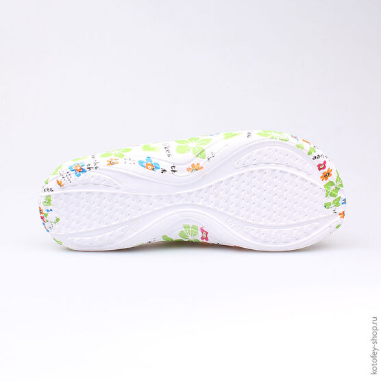 525020-01 Пляжная обувь салатовая для девочки салатовый фото №3