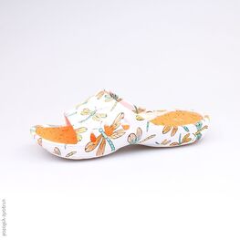 525022-01 Пляжная обувь оранжевая для девочки оранжевый