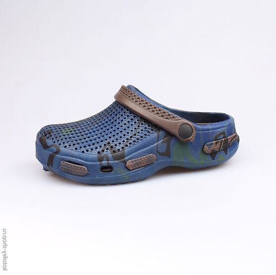 525023-01 Пляжная обувь синяя для мальчики светло-синий