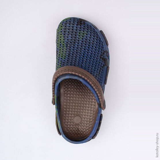525023-01 Пляжная обувь синяя для мальчики светло-синий фото №4