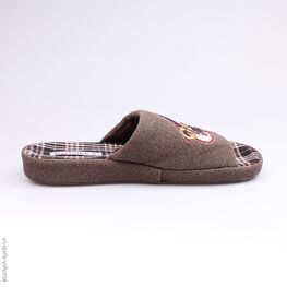 531021-11 Тапочки коричневые для мальчики коричневый фото №2