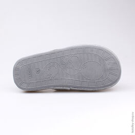 531024-11 Тапочки серые для мальчики серый фото №3
