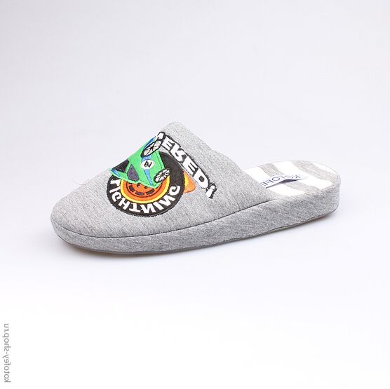 531024-11 Тапочки серые для мальчики серый