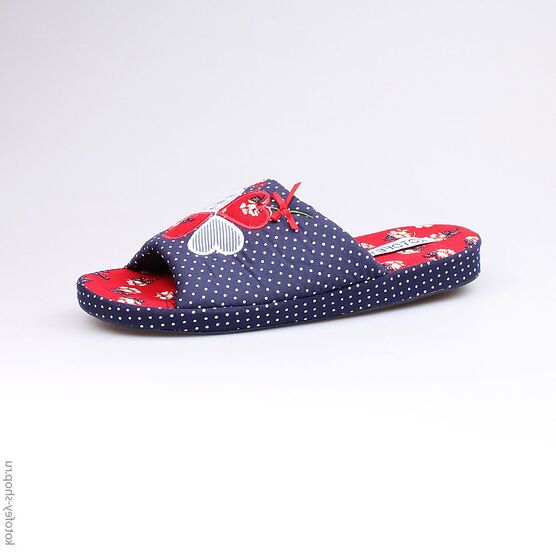 531030-11 Тапочки синий для девочки светло-синий