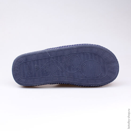 531030-11 Тапочки синий для девочки светло-синий фото №3