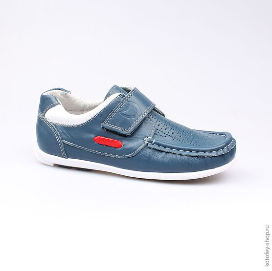 532145-21 Полуботинки для мальчики светло-синий