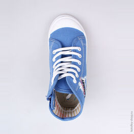 541012-12 Кеды для мальчики голубой фото №4