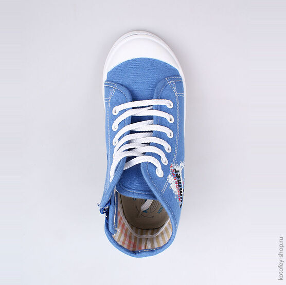 541012-12 Кеды для мальчики голубой фото №4