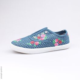 541014-14 Кеды для девочки светло-синий