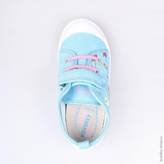 541018-12 Кеды для девочки гол-роз фото №4