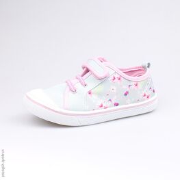 541020-11 Кеды для девочки сер-роз