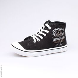 541022-12 Кеды для мальчики черный