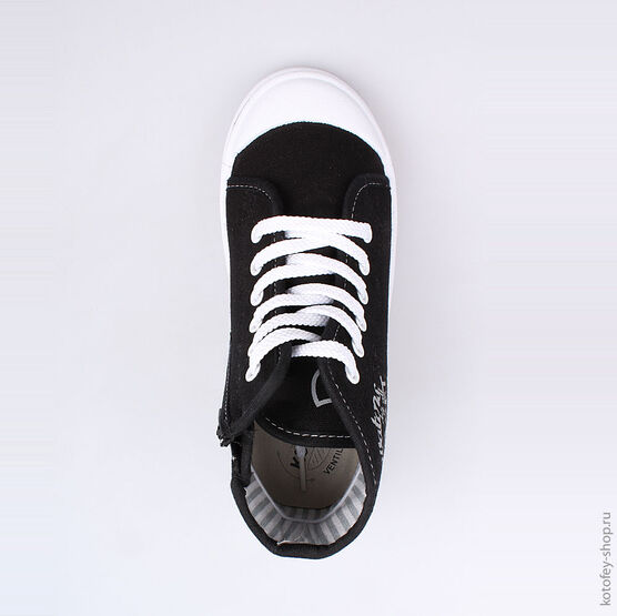 541022-12 Кеды для мальчики черный фото №4