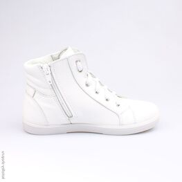 552086-21 Ботинки для девочки белый фото №2