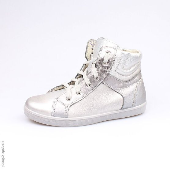 552086-22 Ботинки для девочки серебристый