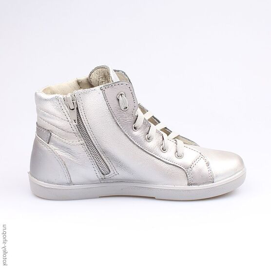 552086-22 Ботинки для девочки серебристый фото №2