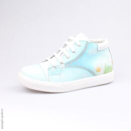 552088-22 Ботинки для девочки гол-бел