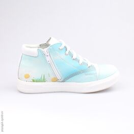 552088-22 Ботинки для девочки гол-бел фото №2