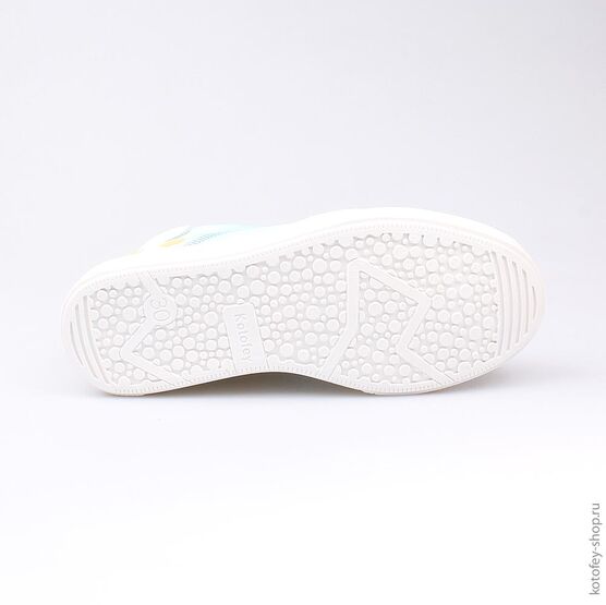 552088-22 Ботинки для девочки гол-бел фото №3