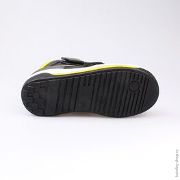 554026-23 Ботинки для мальчики чер-жел фото №3