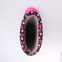 565114-11 Резиновые сапоги для девочки фуксия фото №4